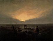 Caspar David Friedrich Moonrise by the Sea oil on canvas